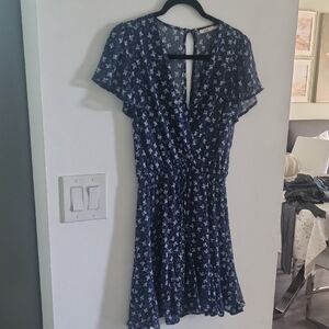 Floral Blue Dress